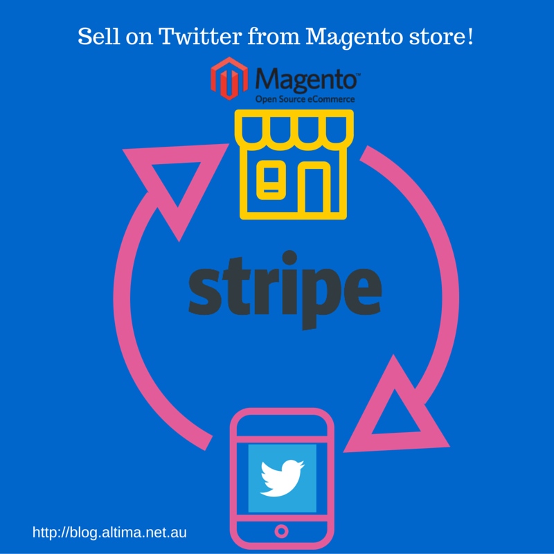 Sell on Twitter from Magento Store with Altima extension